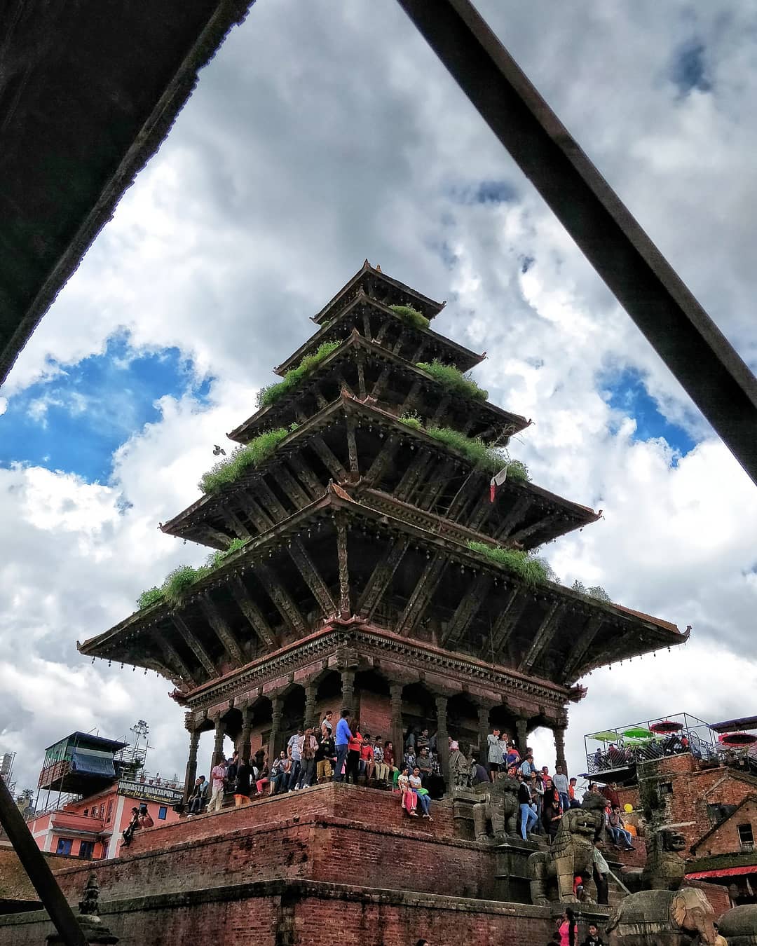 Nyatapole Temple by Saroj Shahi